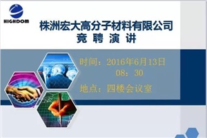 打破傳統用人機制，不拘一格降人才! ——記宏大首次部長崗位競聘大會